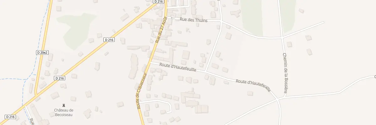 Plan du 4 Rue d’Hautefeuille à Mortcerf
