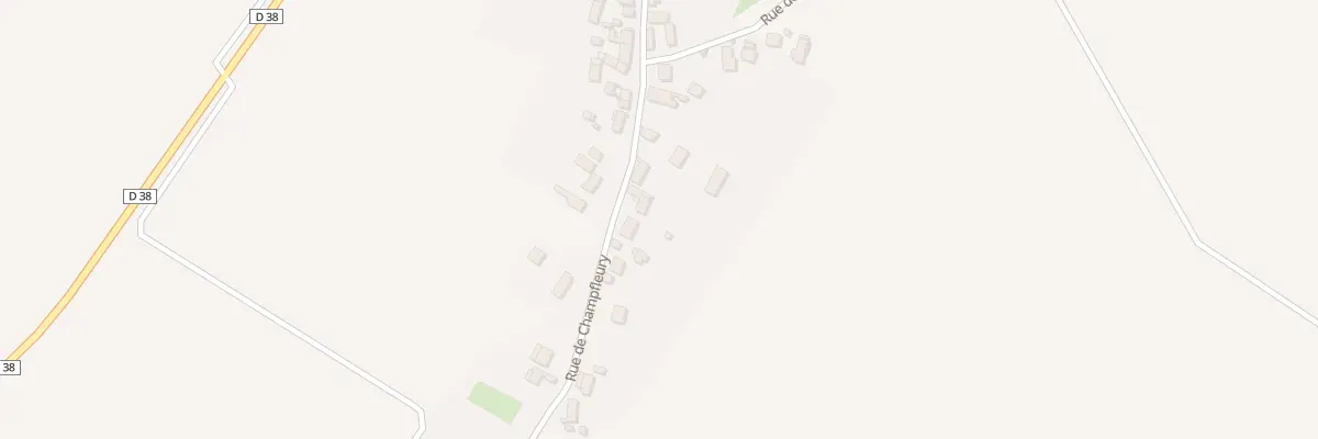Plan du 13 Rue du Champfleury à Puisieux