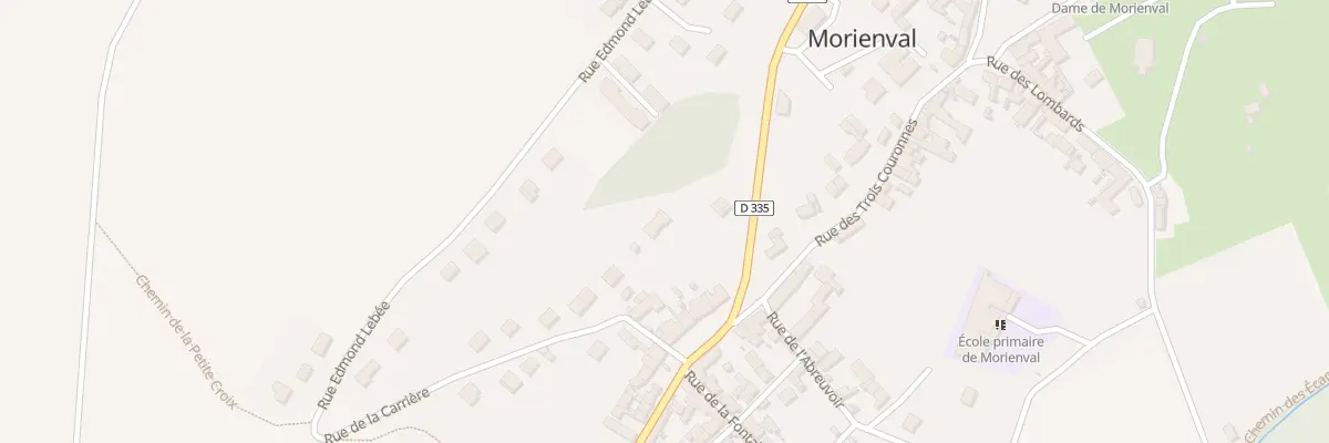 Plan du 1 Rue de Pierrefonds à Morienval