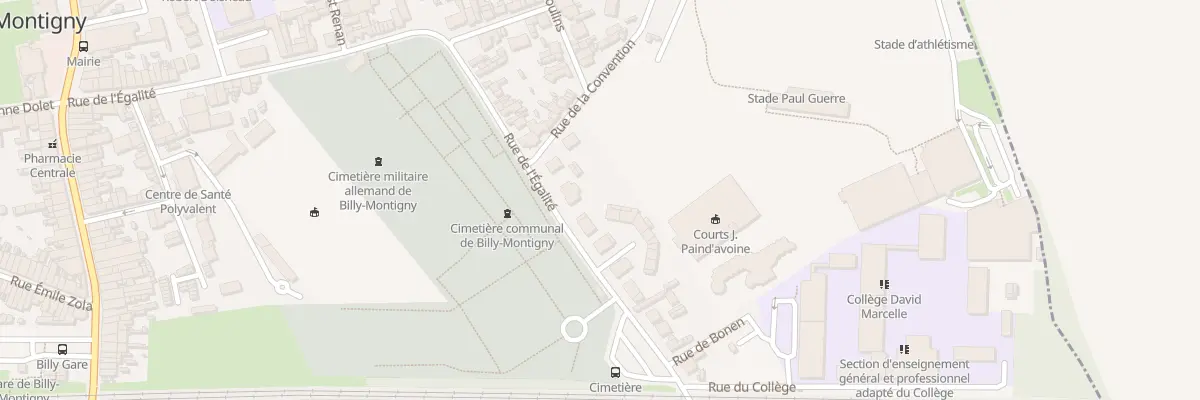 Plan du 77 Rue Egalite à Billy-Montigny