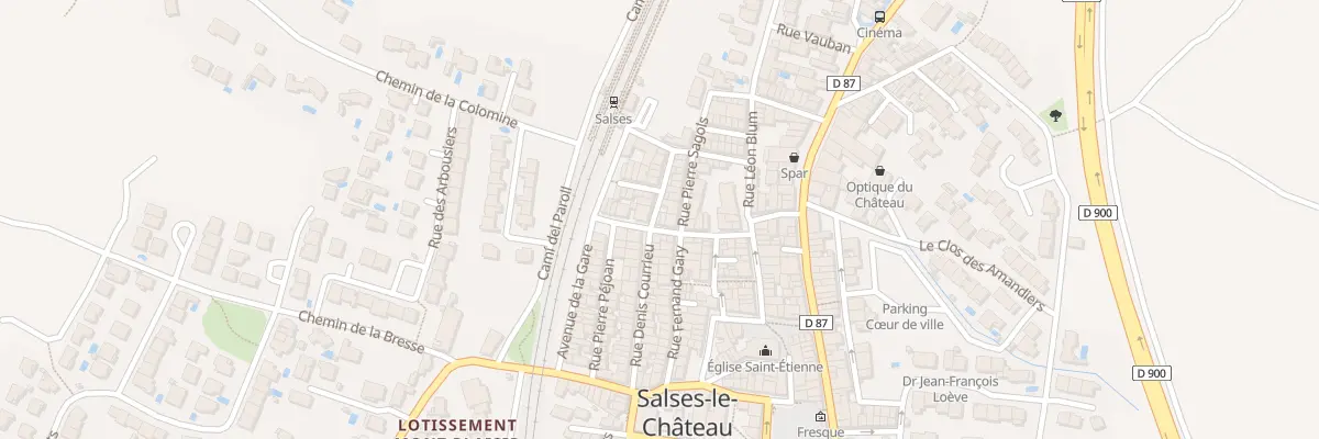 Plan du 18 Rue Jean Andreu à Salses-le-Château
