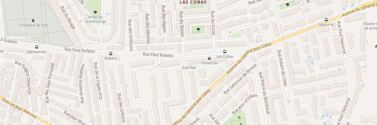 Plan du 94 Rue Paul Rubens à Perpignan