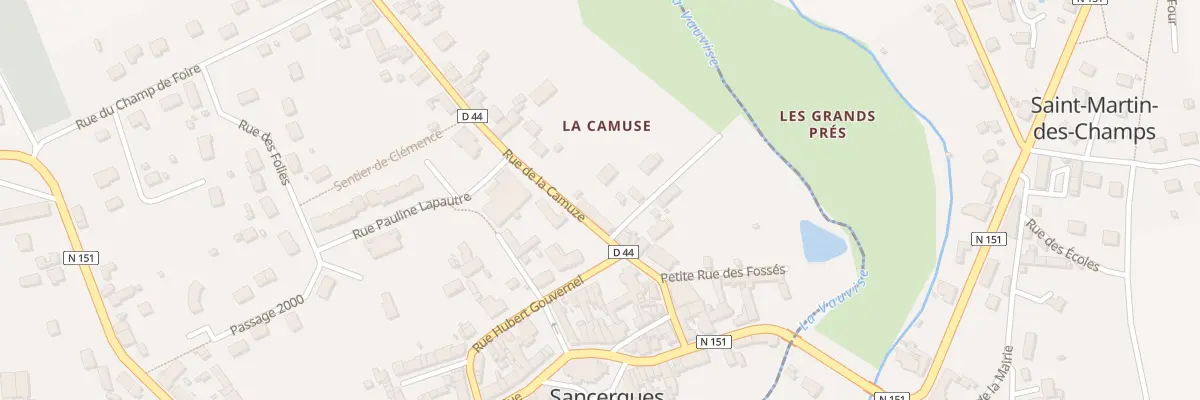 Plan du 4 Rue de la Camuze à Sancergues