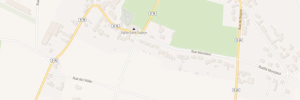 Plan du 25 Rue Monsieur à Écuvilly