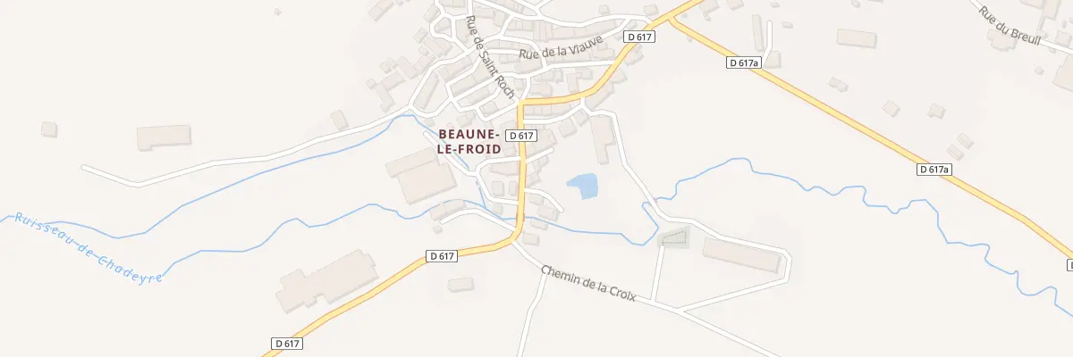 Plan du 73 Rue du Mont Dore -Beaune- à Murol
