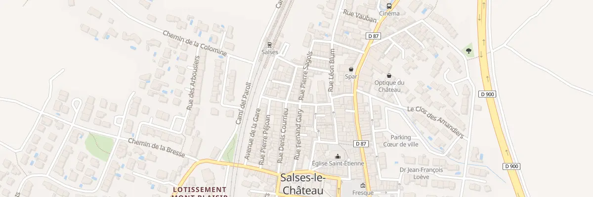 Plan du 14 Rue Jean Andreu à Salses-le-Château