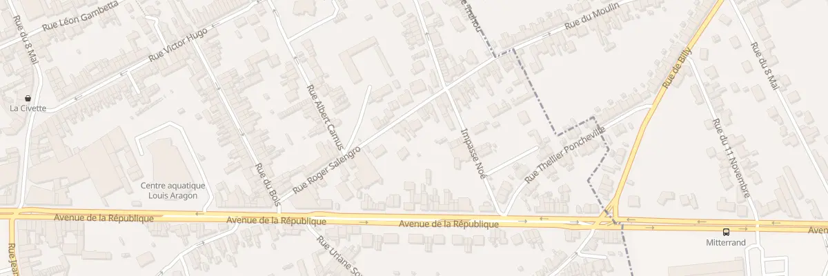 Plan du 54 Rue Roger Salengro à Billy-Montigny