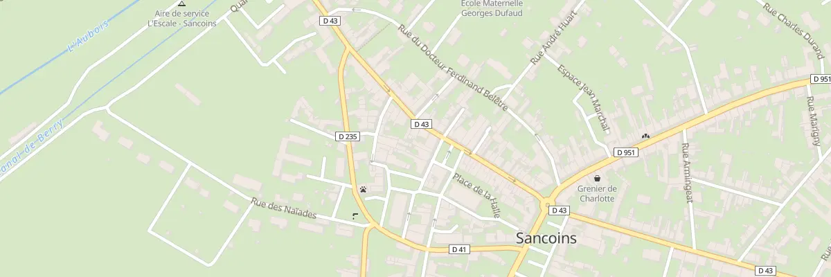 Plan du 37 Rue Fernand Duruisseau à Sancoins