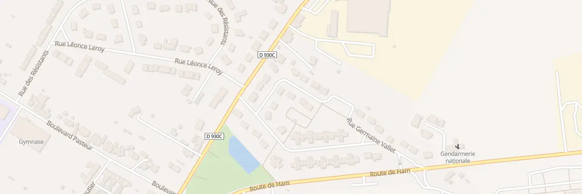 Plan du 6 Rue Germaine Vallet à Nesle