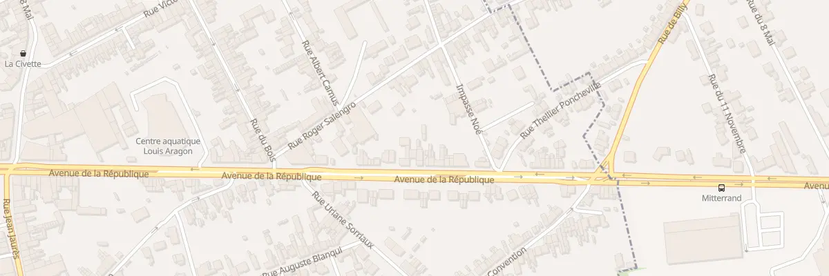 Plan du 197B Av de la République à Billy-Montigny