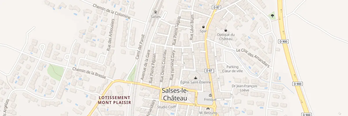 Plan du 10 Rue de l’Acacias à Salses-le-Château