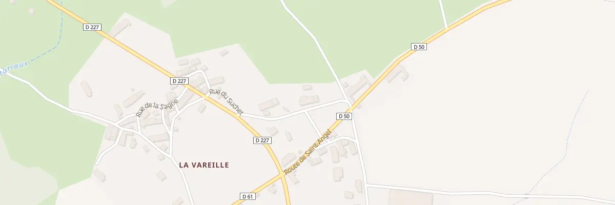 Plan du 9 Rue du Suchet - La Vareille à Vitrac