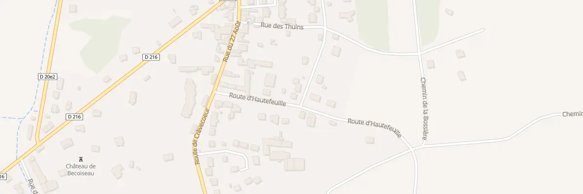 Plan du 6 Rue d’Hautefeuille à Mortcerf