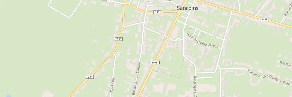 Plan du 29 Rue de la Croix Blanche à Sancoins