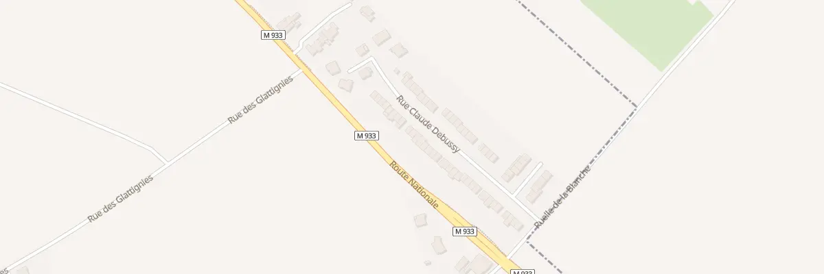 Plan du 45 Rue Claude Debussy à La Chapelle-d’Armentières