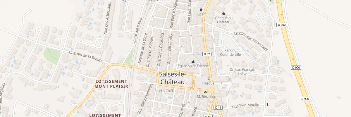 Plan du 14 Rue de la Paix à Salses-le-Château