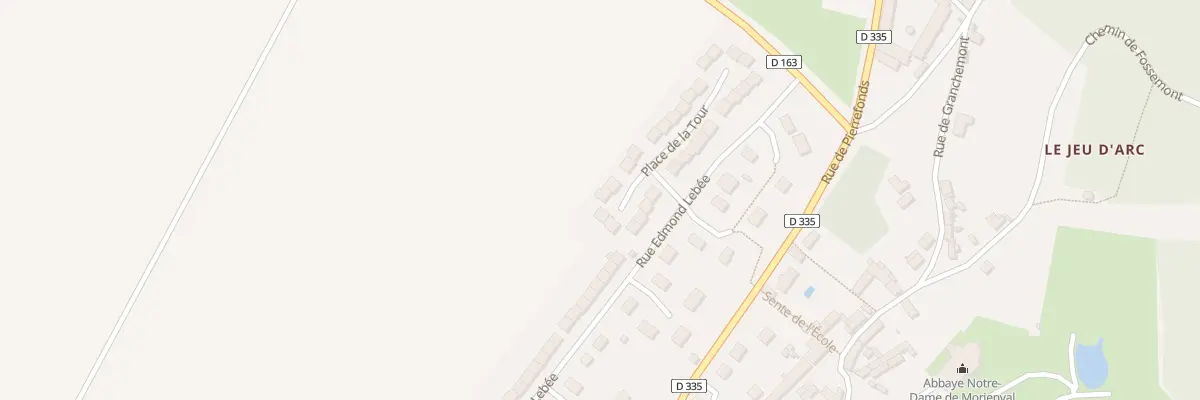 Plan du 7 Pl de la Tour à Morienval