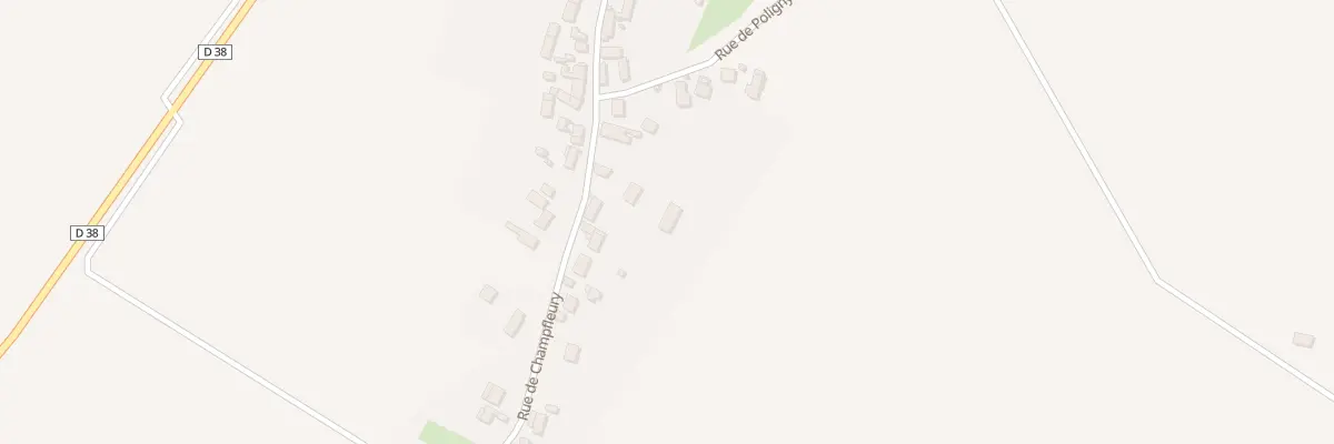Plan du 9 Rue du Champfleury à Puisieux
