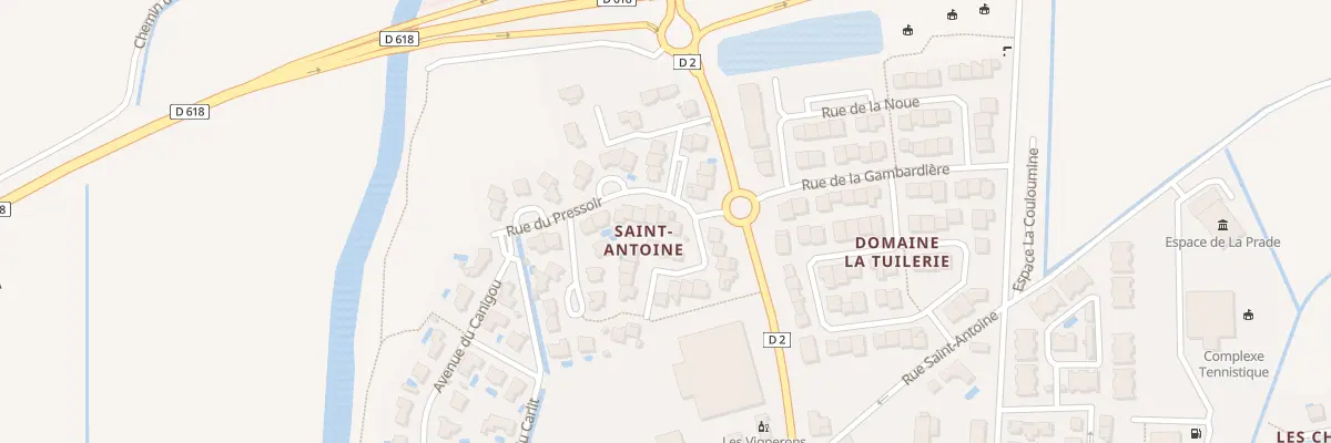 Plan du 3 Rue Andre James à Saint-Génis-des-Fontaines