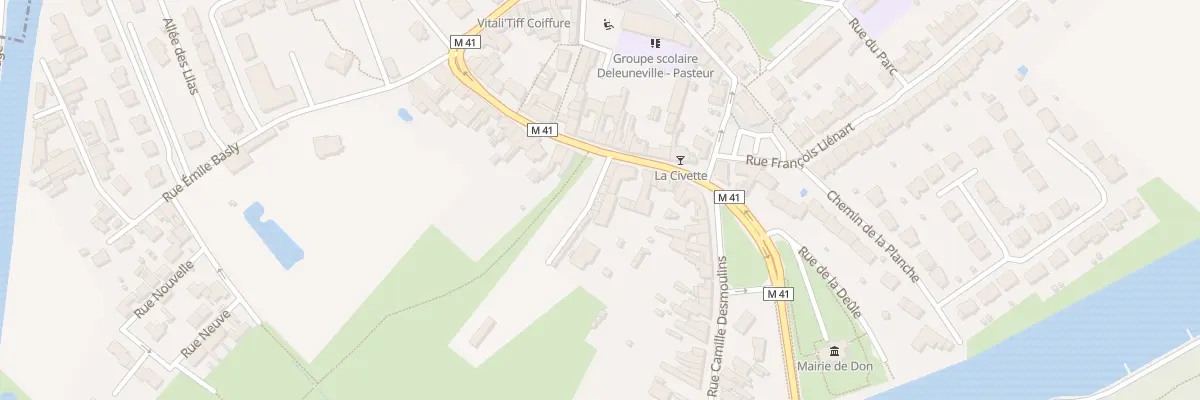 Plan du 5 Rle Bourbotte à Don