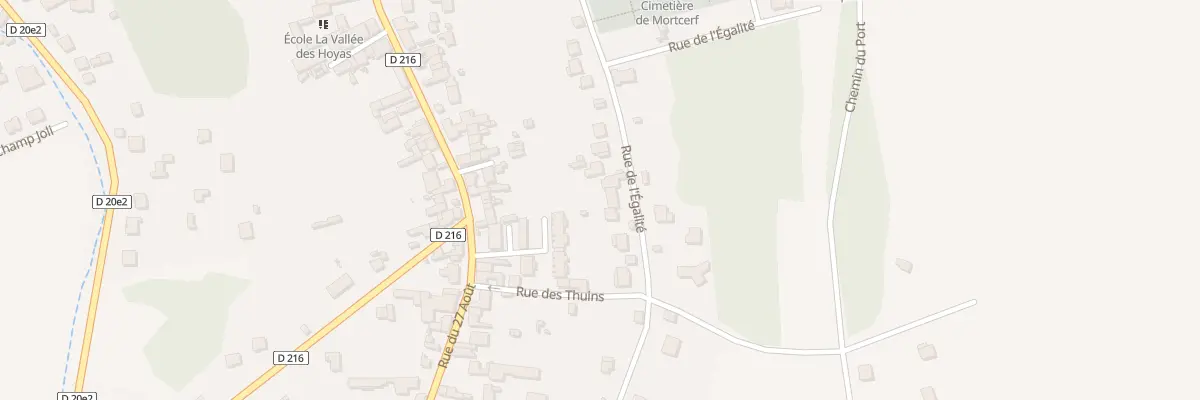 Plan du 26 Rue de l’Egalité à Mortcerf