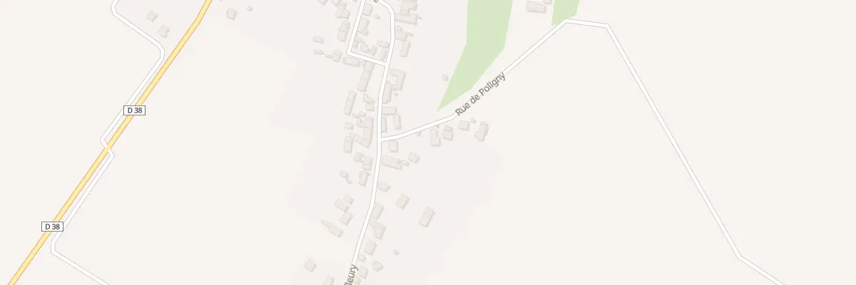 Plan du 5 Rue de Poligny à Puisieux