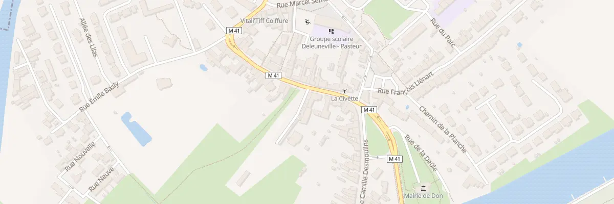 Plan du 1 Rle Bourbotte à Don