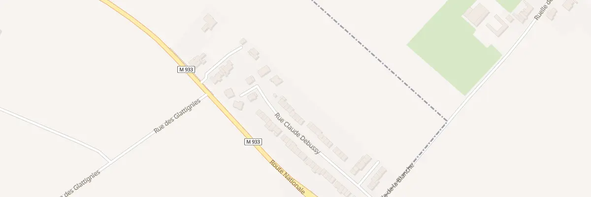 Plan du 36 Rue Claude Debussy à La Chapelle-d’Armentières