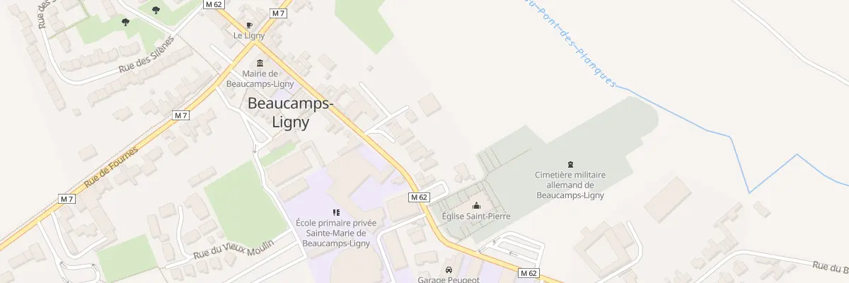 Plan du 22 Rue de l’Église à Beaucamps-Ligny