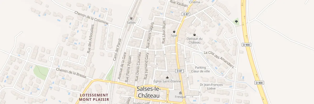 Plan du 7 Rue Jean Andreu à Salses-le-Château