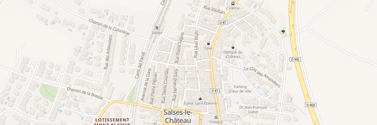 Plan du 2 Rue Jean Andreu à Salses-le-Château