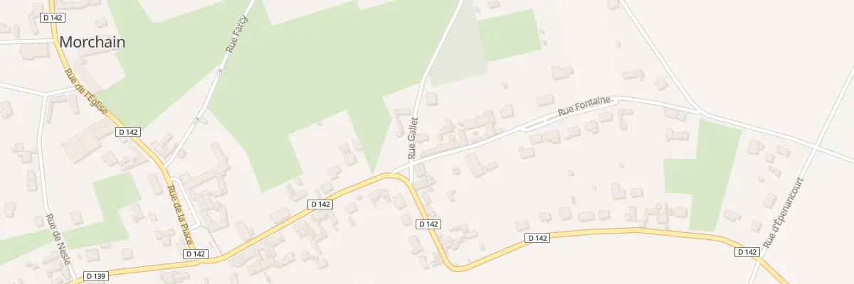 Plan du 1 Rue de Fontaine à Morchain