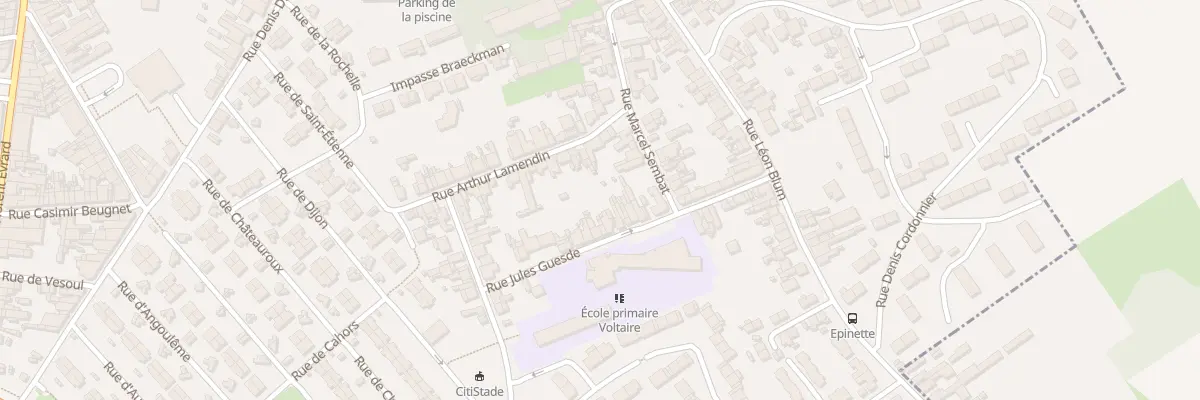 Plan du 20 Rue Jules Guesde à Billy-Montigny