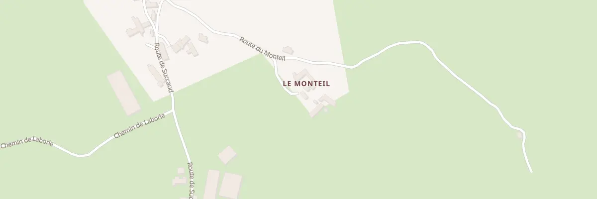 Plan du 2 Le Monteil à Lieutadès