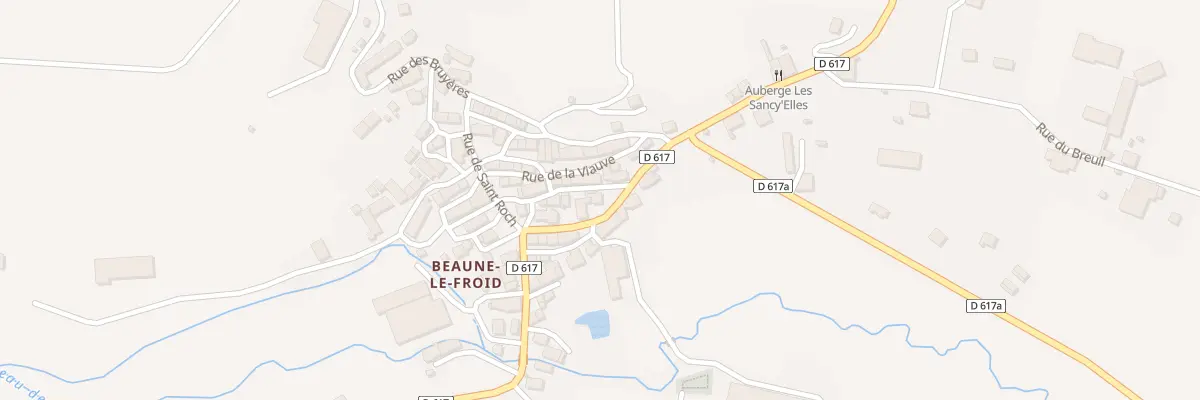 Plan du 9001 Rue de l’Eglise Beaune à Murol