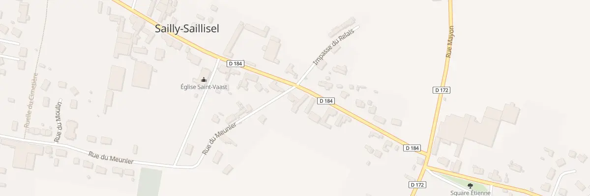 Plan du 44 Rue du Commandant Thierry à Sailly-Saillisel