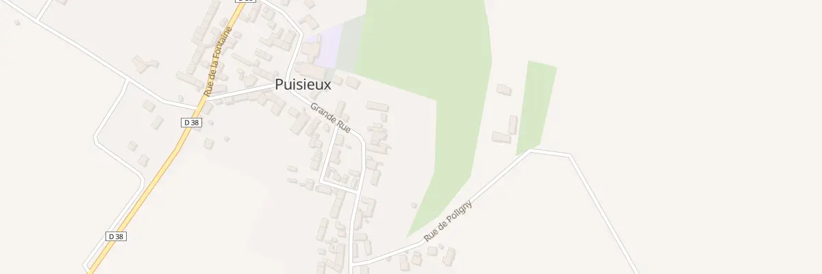 Plan du 23 Gr Grande Rue à Puisieux