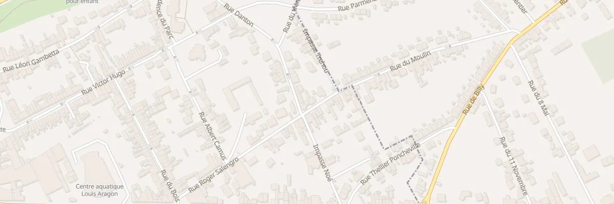Plan du 35 Rue Roger Salengro à Billy-Montigny