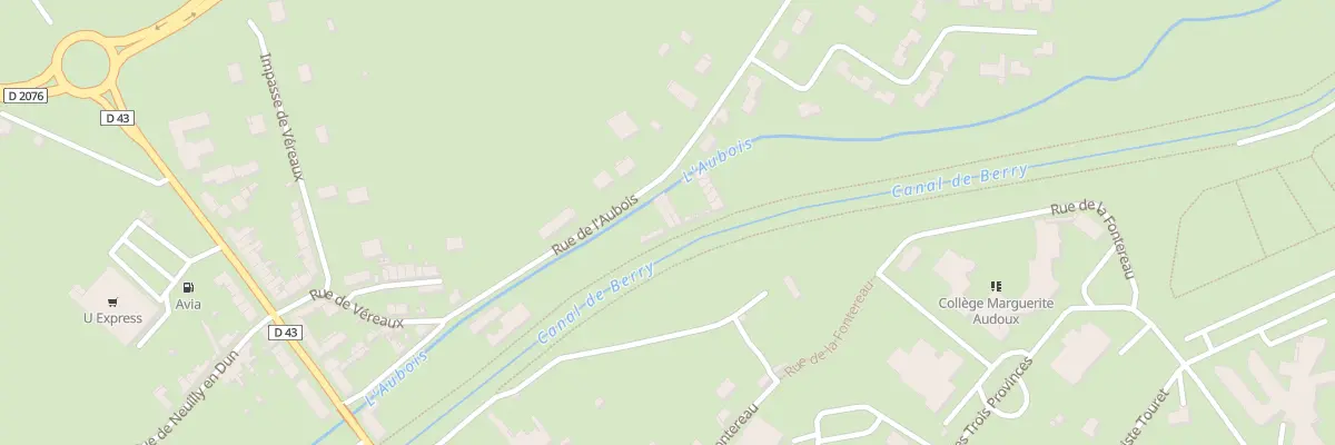 Plan du 4 Rue de l’Aubois à Sancoins