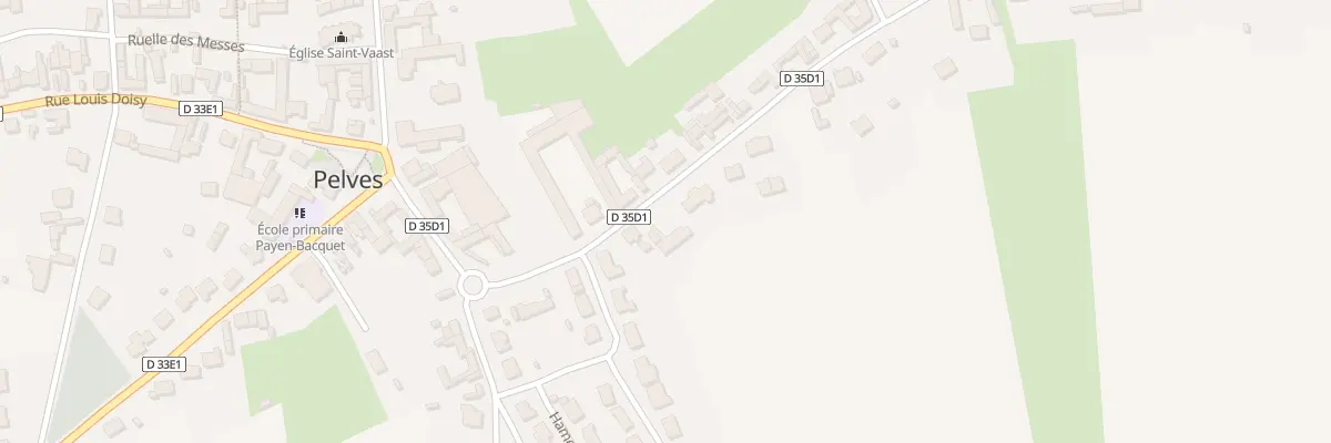 Plan du 10 Rue François Mercier à Pelves