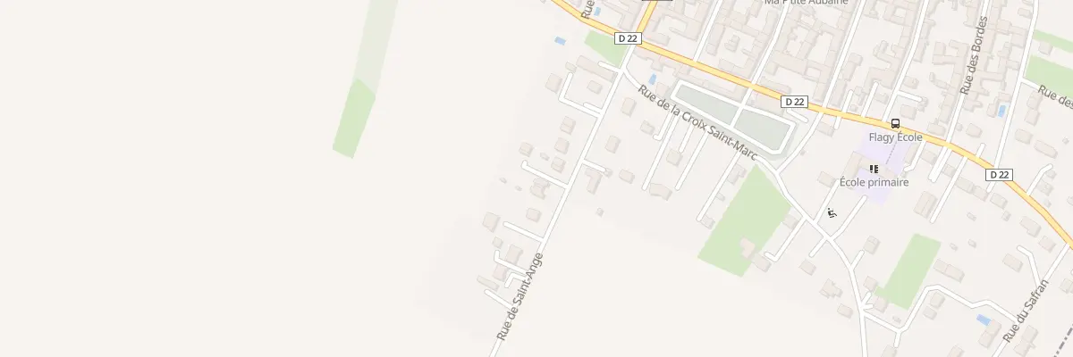 Plan du 7 Rte de Saint Ange à Flagy