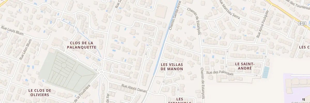 Plan du 22 Rue de la Palmeraie à Pia