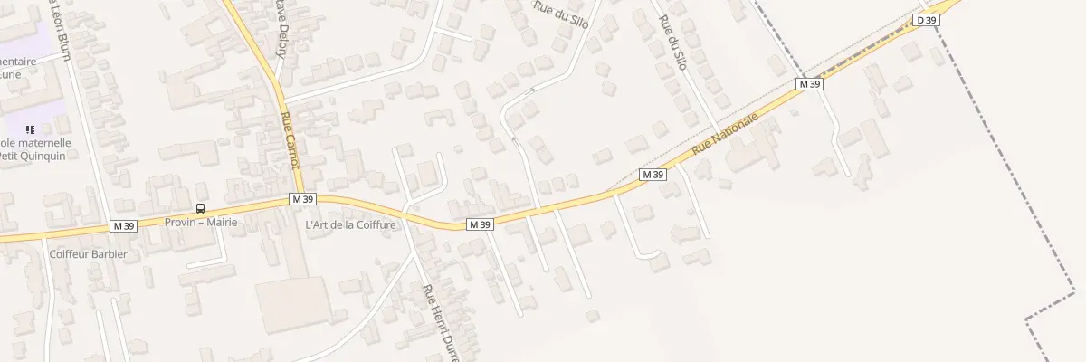 Plan du 83 Rue Nationale à Provin