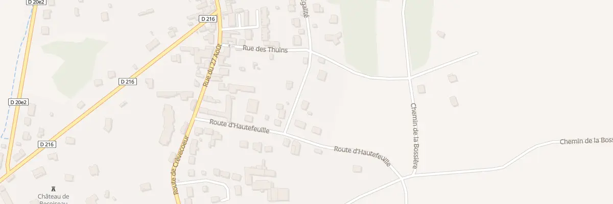 Plan du 25 Rue de l’Egalité à Mortcerf