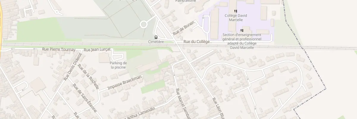 Plan du 8 Rue Leon Blum à Billy-Montigny