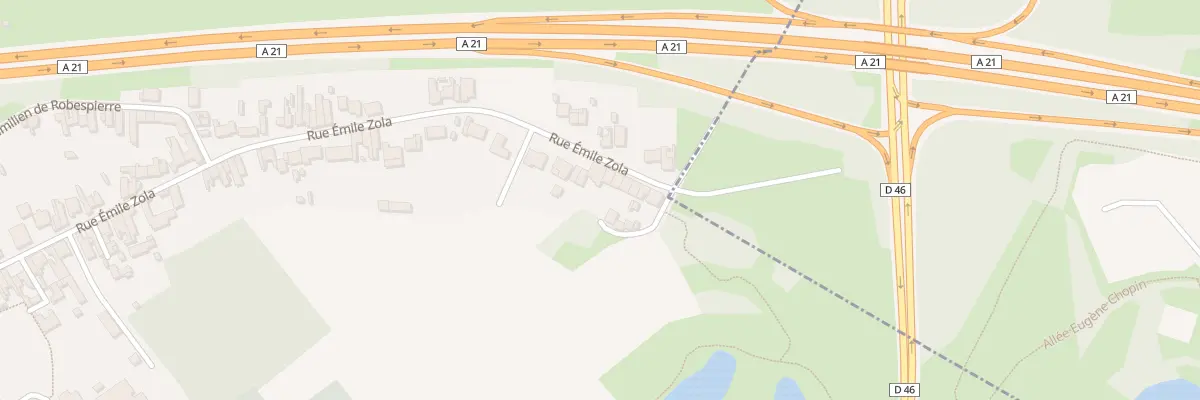 Plan du 112 Rue Emile Zola à Fouquières-lès-Lens