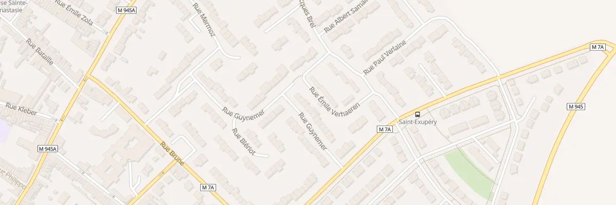 Plan du 45 Rue Guynemer à Houplines