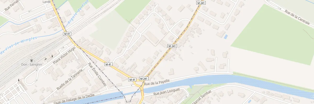 Plan du 130T Rue du Général Koenig à Wavrin