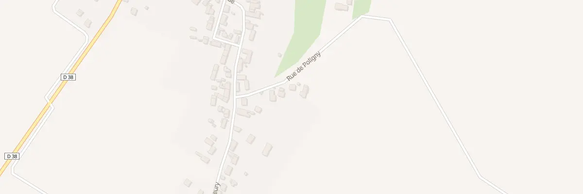 Plan du 7 Rue de Poligny à Puisieux