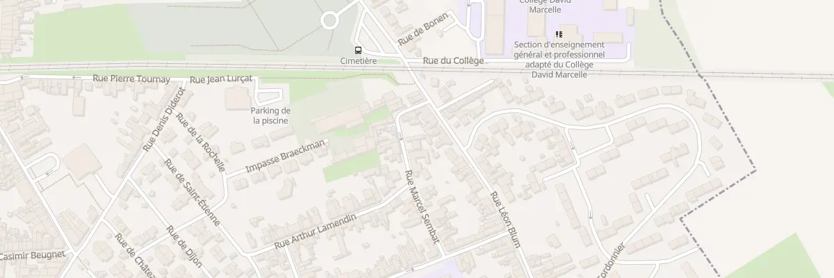 Plan du 5 Rue Marcel Sembat à Billy-Montigny